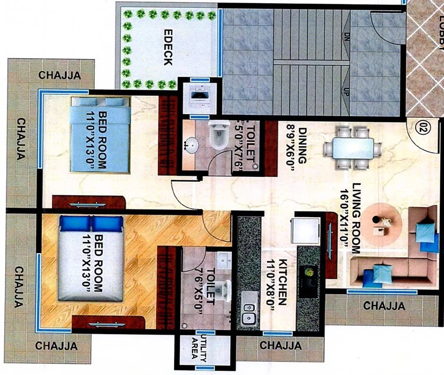 2 BHK Flat in Apsara Heritage in Chembur East, Mumbai - Image 877892