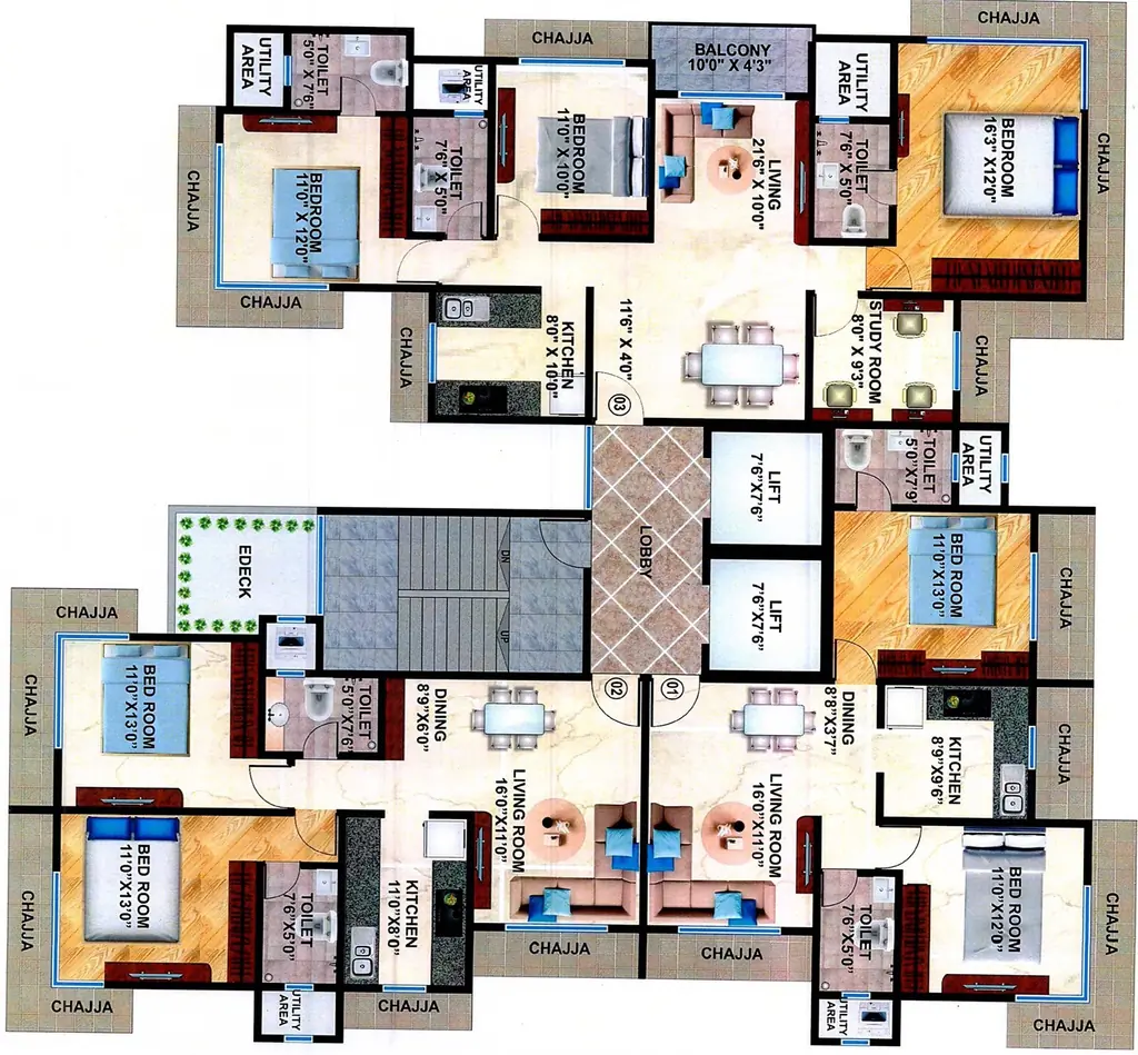 Floor Plan of Apsara Heritage in Chembur East, Mumbai - Image 331326