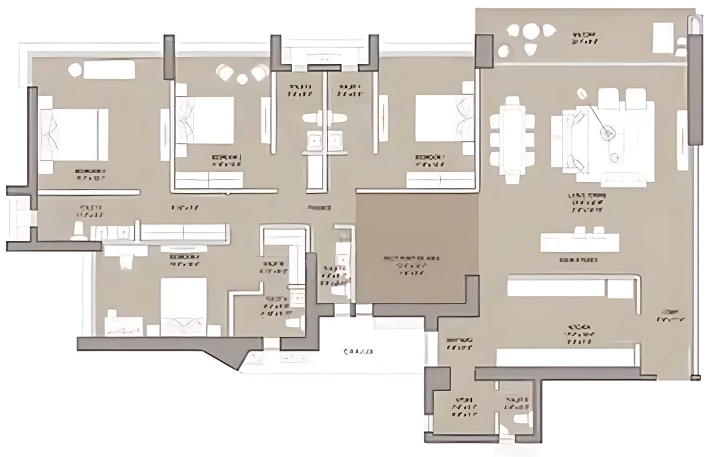 4 BHK Flat in Oberoi Crest in Khar West, Mumbai - Image 881312