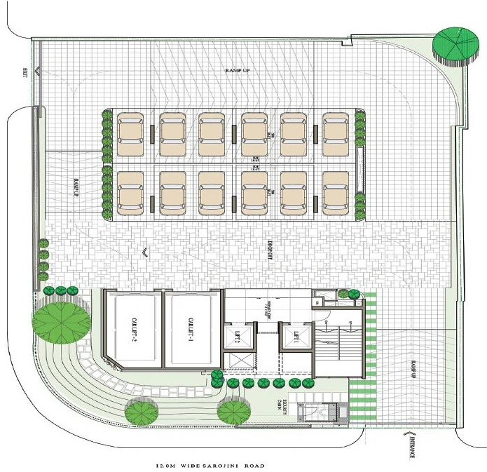 Master Plan of Oberoi Priviera in Santacruz West, Mumbai - Image 333266