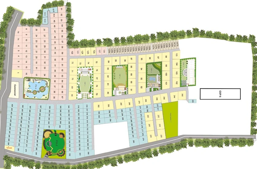 Master Plan of Applewoods Villa Sidalcea in Shela, Ahmedabad - Image 262022