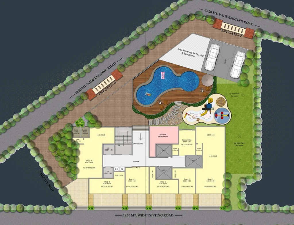 Master Plan of Hirani Shantidham in Vikhroli East, Mumbai - Image 327462