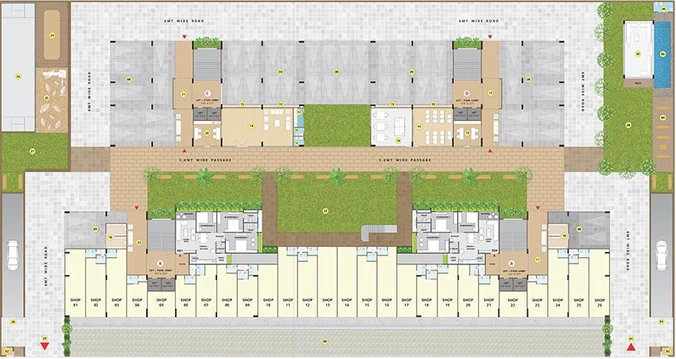 Master Plan of Kautilya One54 in Chandkheda, Ahmedabad - Image 264028