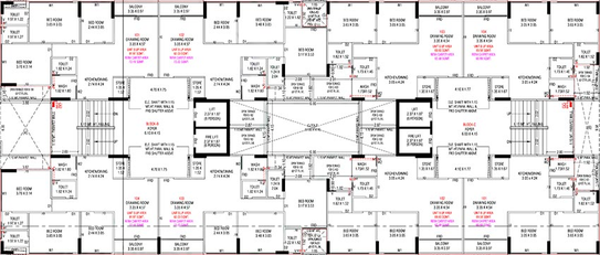 Floor Plan of Beverlynn Vasudha in Vastral, Ahmedabad - Image 262541