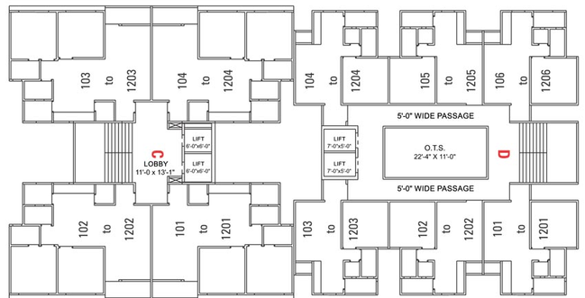 Floor Plan of Shrinath Sahitya Green in Waghodia Road, Vadodara - Image 129001