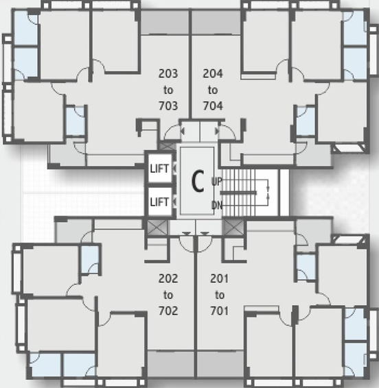 Floor Plan of Suramya Gold in Sanand, Ahmedabad - Image 268703