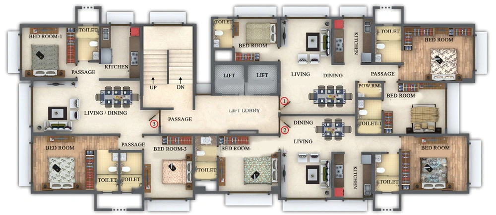 Floor Plan of Bhoomi Shri Sadashiv in Santacruz East, Mumbai - Image 330128
