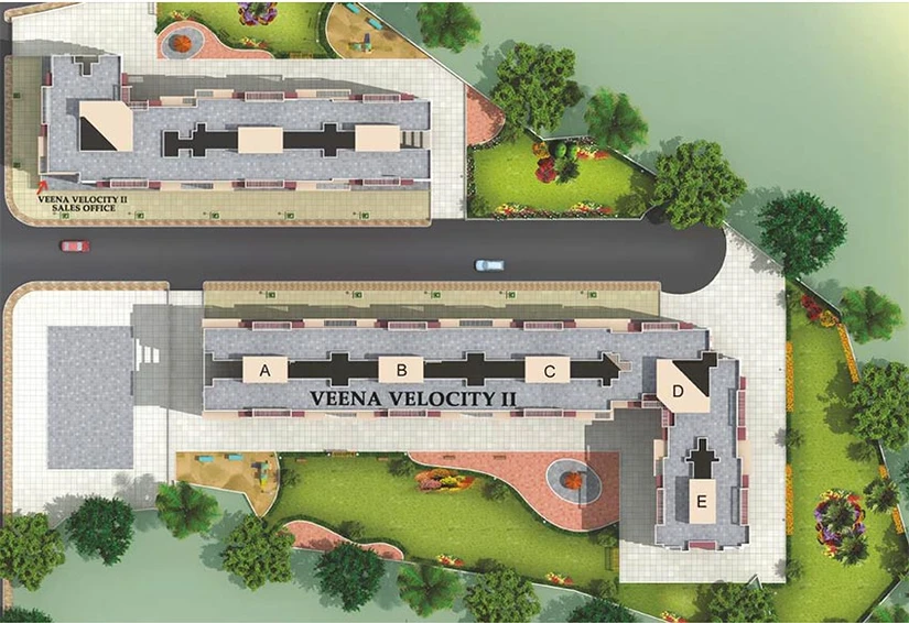 Master Plan of Veena Velocity Phase 1 in Vasai West, Palghar - Image 251452