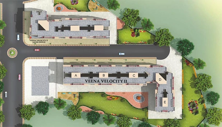 Master Plan of Veena Velocity Phase 2 in Vasai West, Palghar - Image 229380
