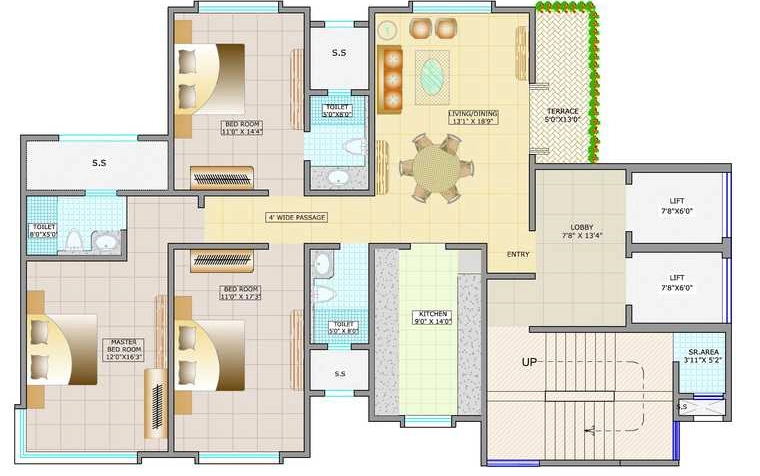 3 BHK Flat in Tridhaatu Vihaan in Matunga East, Mumbai - Image 886442