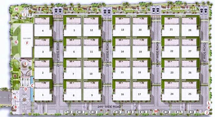 Master Plan of MIMS Northdale in Hennur Road, Bangalore - Image 124146