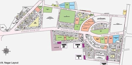 Master Plan of Platinum Tower 1 in Andheri West, Mumbai - Image 295222