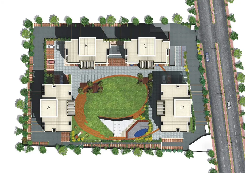 Master Plan of Kakkad Ambiience Greendale in Ghorpadi, Pune - Image 349907