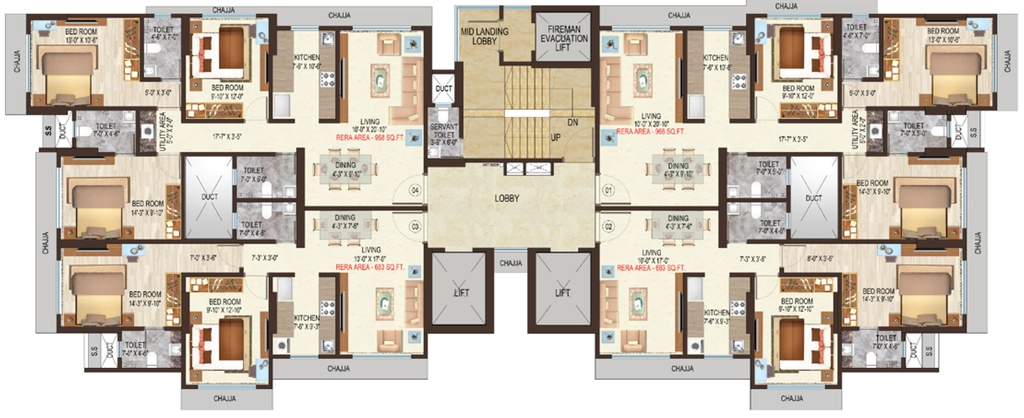 Floor Plan of NICCO Shilpa CHS in Andheri East, Mumbai - Image 327740