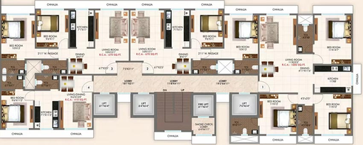 Floor Plan of DGS Sheetal Shree Ram Kunj in Andheri West, Mumbai - Image 248788