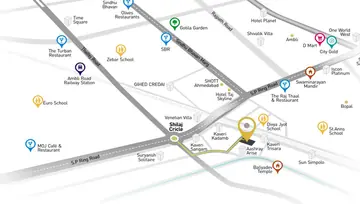 Location of Parshwa Venue 82 - Image 124261