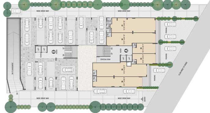 Master Plan of Parshwa Venue 82 in Shilaj, Ahmedabad - Image 124263