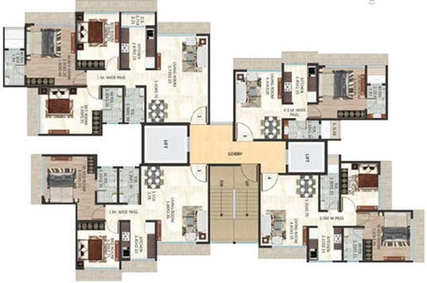 Floor Plan of DGS Sheetal Aniket in Goregaon East, Mumbai - Image 248341