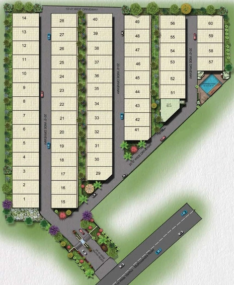 Master Plan of Daiwik Sparsh in Whitefield, Bangalore - Image 127222