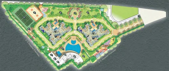 Master Plan of Arkade Wallace Fortuna in Mazgaon, Mumbai - Image 256272