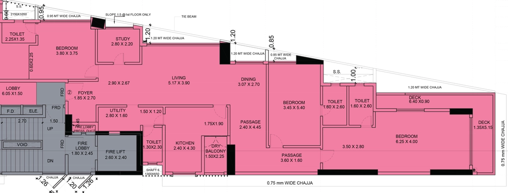 3 BHK Flat in K Raheja Valletta in Juhu, Mumbai - Image 881130