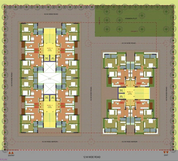 Master Plan of Keshav Akshar Evoq in Tragad, Ahmedabad - Image 126612