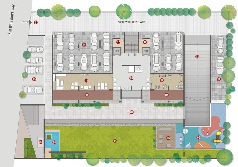 Master Plan of Arista Eminence 14 in Thaltej, Ahmedabad - Image 124348