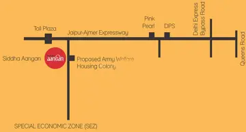 Location of Siddha Aangan Villas - Image 265674