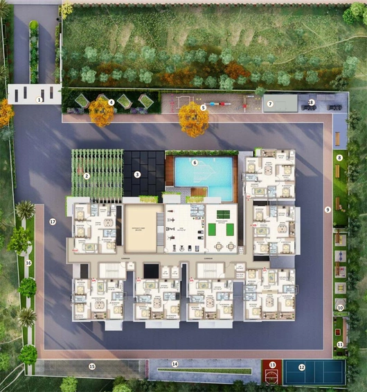 Master Plan of Sanjeevini Vaibhav in Whitefield, Bangalore - Image 127234