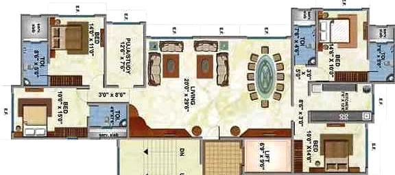 4 BHK Flat in Kabra Jeevan Saathi in Andheri West, Mumbai - Image 878828
