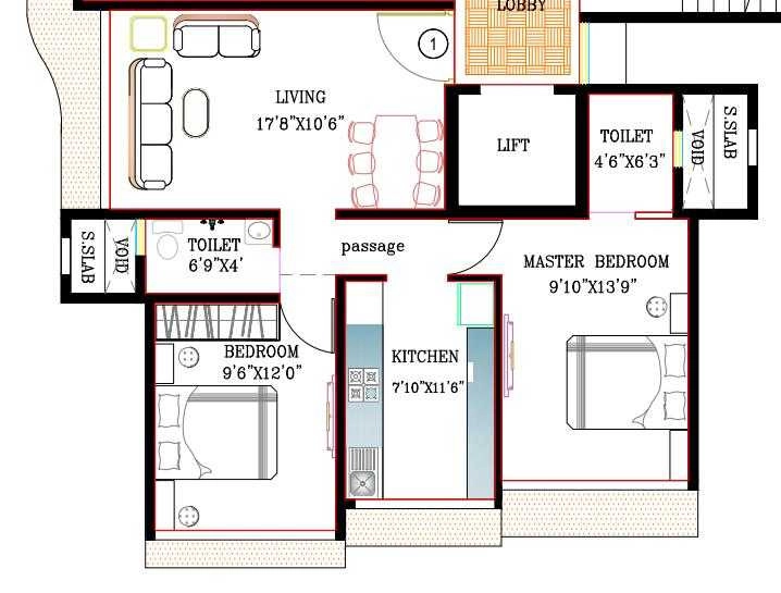 2 BHK Flat in Kabra Vihang in Goregaon West, Mumbai - Image 878829