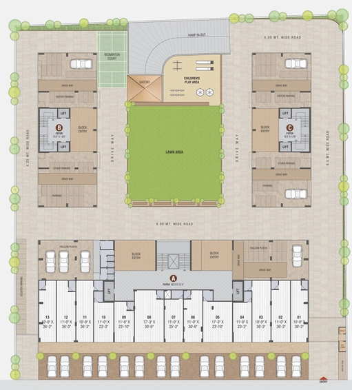 Master Plan of Shakti Awadh Prangan in Science City, Ahmedabad - Image 124378