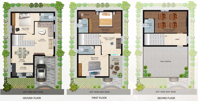 3 BHK House/Villa in Kakatiya Golden Meadows in Patancheru, Hyderabad - Image 793753