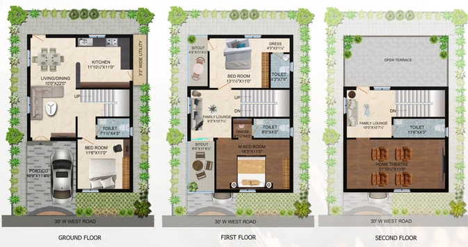 3 BHK House/Villa in Kakatiya Golden Meadows in Patancheru, Hyderabad - Image 793754