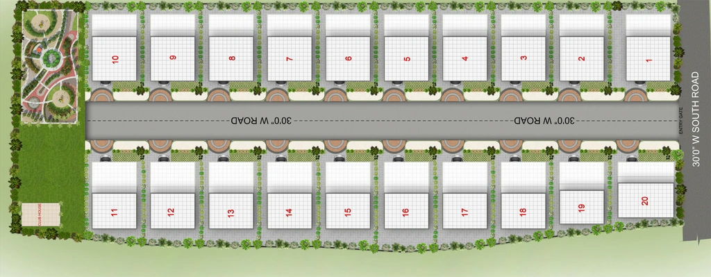 Master Plan of Kakatiya Golden Meadows in Patancheru, Hyderabad - Image 126045