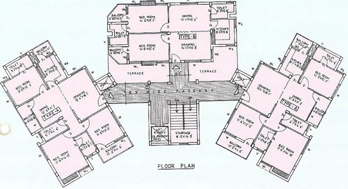 Floor Plan of Z Kanchanjunga VIP Enclave in Chandrasekharpur, Bhubaneswar - Image 256304