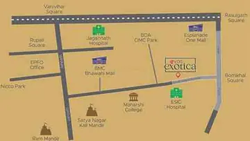 Location of Evos Exotica - Image 259100