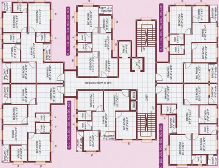 Floor Plan of Khushi Basera in Hanspal, Bhubaneswar - Image 255462