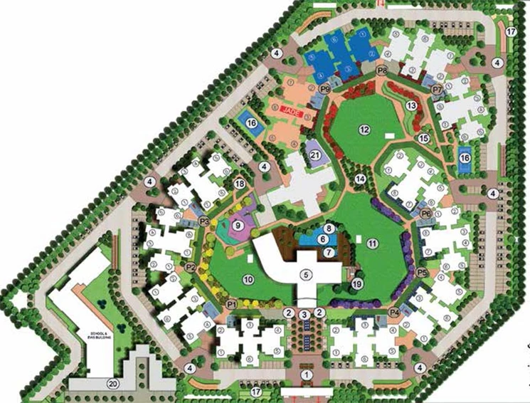 Master Plan of Shapoorji Joyville in Sector 102, Gurgaon - Image 237796