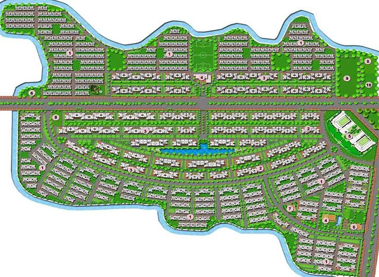 Master Plan of Shapoorji Shukhobrishti in New Town, Kolkata - Image 261845