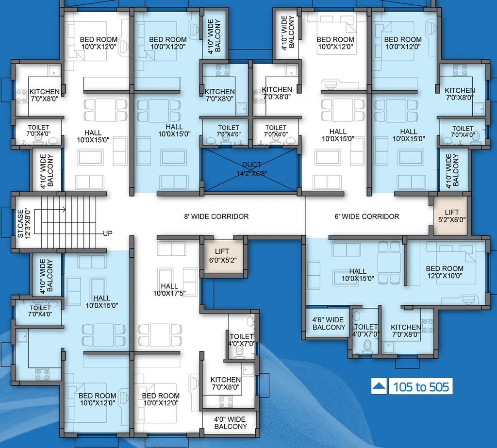 Floor Plan of Sai Lifestyle in Gudiapokhari, Bhubaneswar - Image 256098