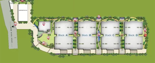 Master Plan of Lifestyle Green in Patia, Bhubaneswar - Image 255569