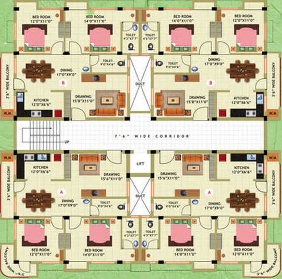 Floor Plan of Mason Star Club in Kalarahanga, Bhubaneswar - Image 255668