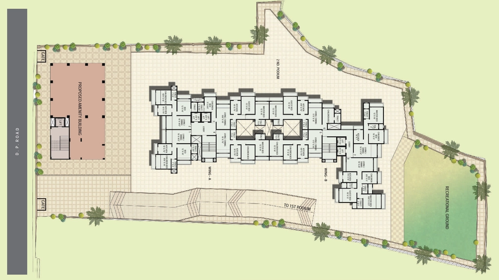 Master Plan of Ekta Bhoomi Gardens 3 in Borivali East, Mumbai - Image 332969