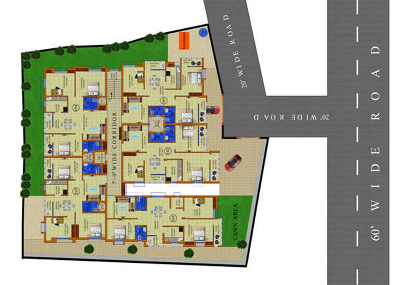 Master Plan of Mason Pearl in Patia, Bhubaneswar - Image 255643