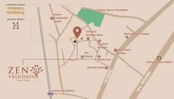 Location of Mohini Zen Vrindavan - Image 33731