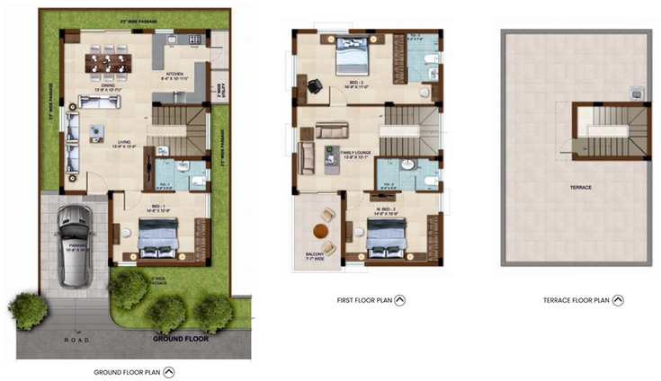 3 BHK House/Villa in Mahidhara Paradise in Isnapur, Hyderabad - Image 785960