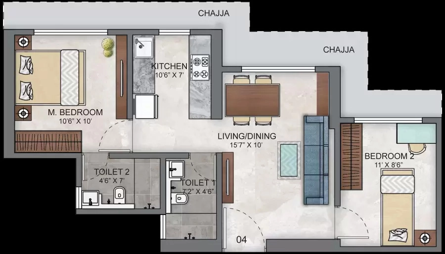 2 BHK Flat in Gurukrupa Ghanshyam in Ghatkopar East, Mumbai - Image 847311