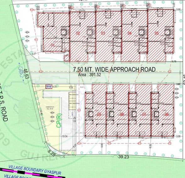 Master Plan of KP Aura Nine in Juhapura, Ahmedabad - Image 129406