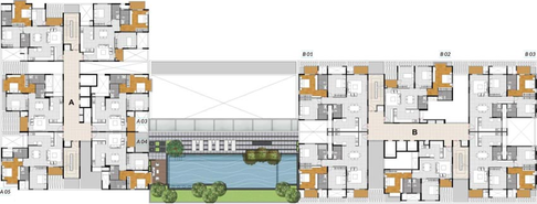 Floor Plan of DNR Casablanca in Mahadevapura, Bangalore - Image 127257
